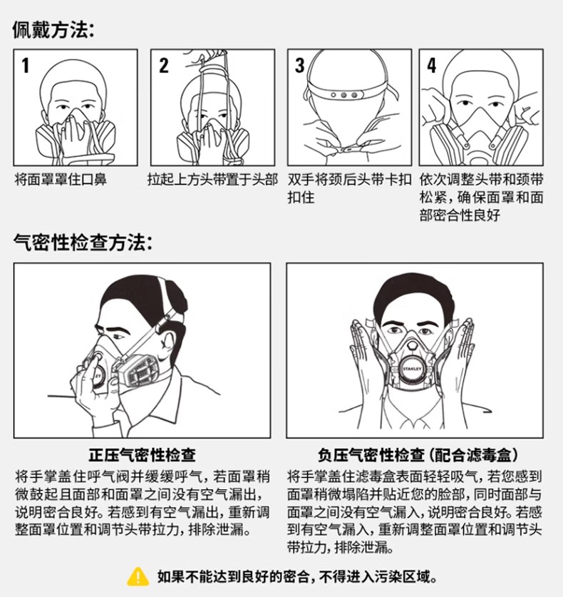 STANLEY史丹利ST23001有機(jī)蒸氣濾毒盒3