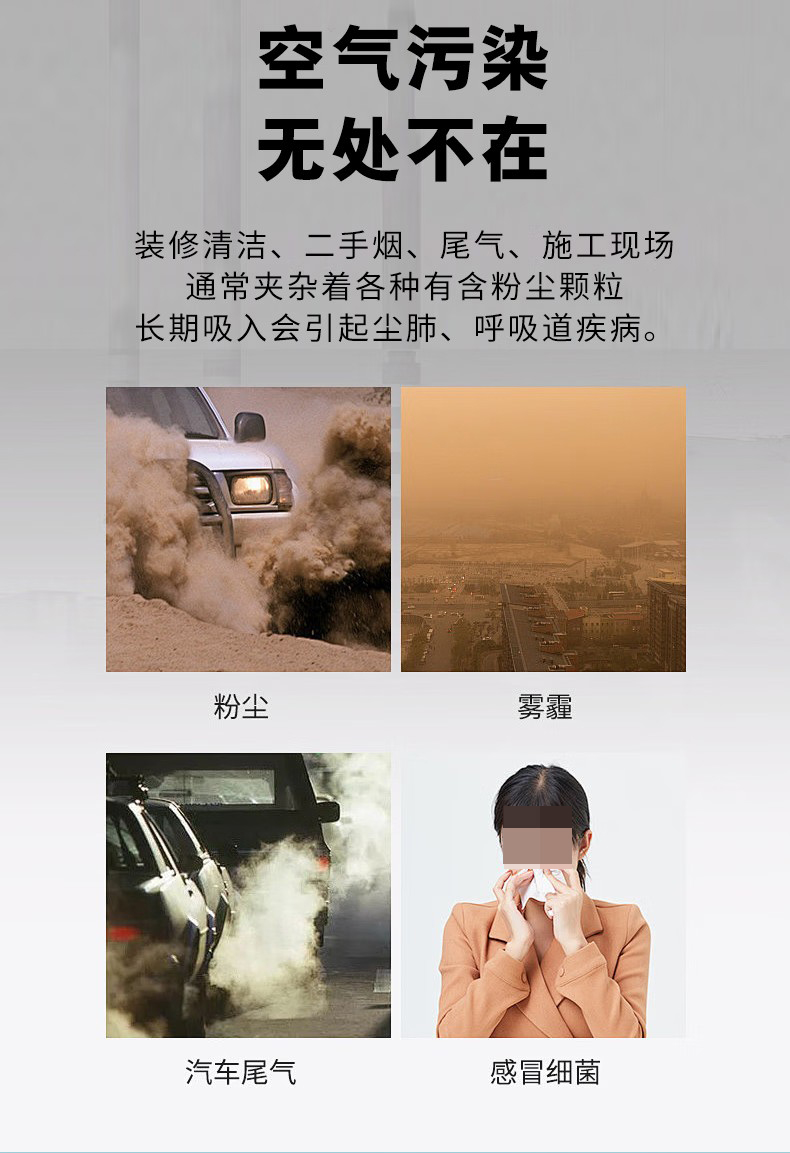 STANLEY史丹利ST2104白色折疊帶閥耳帶式KN95防塵口罩3