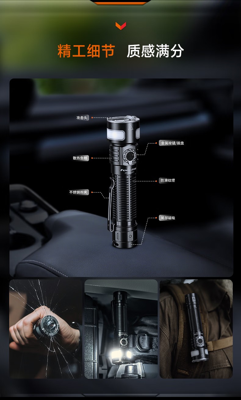 FENIX菲尼克斯LD35R LD系列多功能車載手電10.jpg