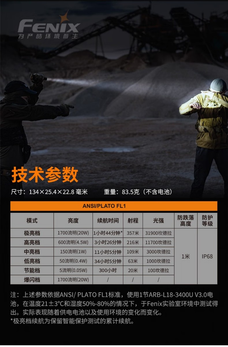 FENIX菲尼克斯PD35 PD系列新世代戰(zhàn)術小直筒手電14.jpg