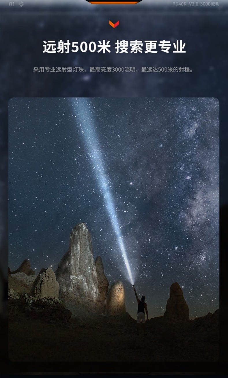 FENIX菲尼克斯PD40R PD系列超高亮機(jī)械旋轉(zhuǎn)調(diào)光手電2.jpg