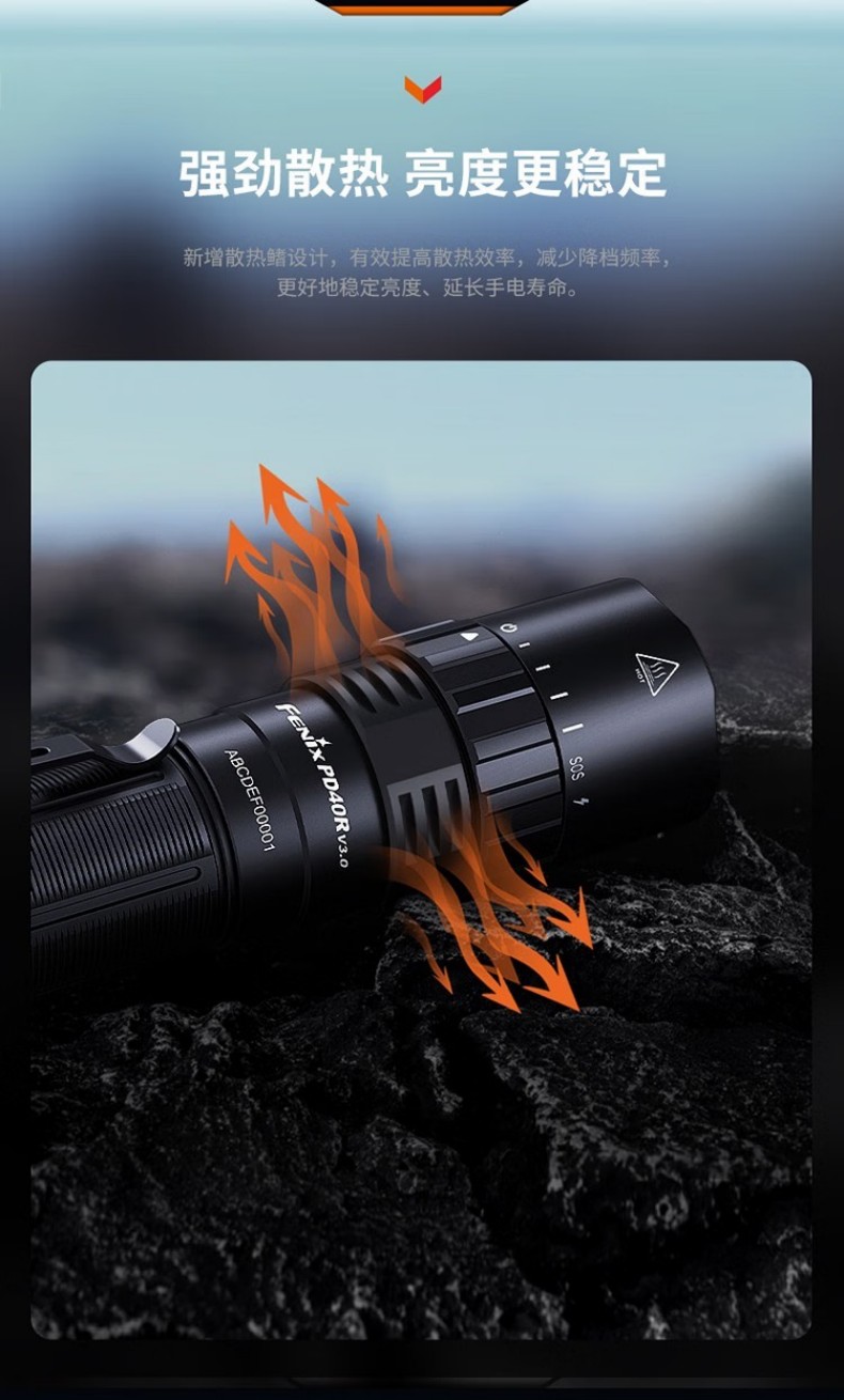 FENIX菲尼克斯PD40R PD系列超高亮機(jī)械旋轉(zhuǎn)調(diào)光手電4.jpg