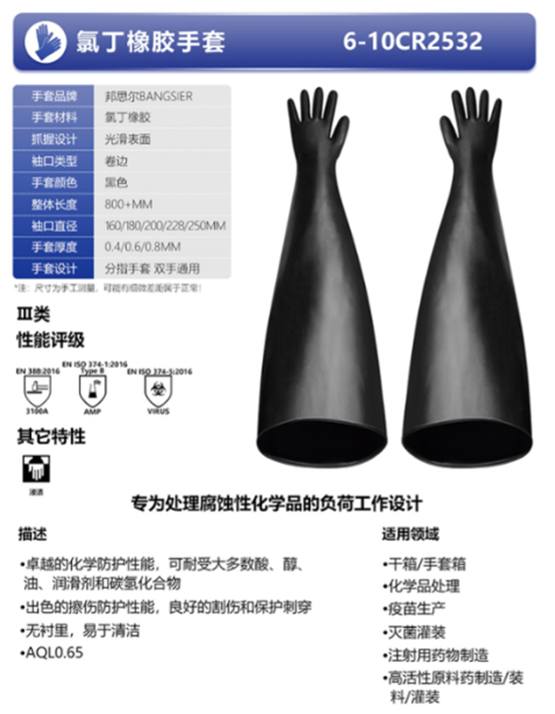 邦思爾BANGSIER 6-10CR2532黑色氯丁橡膠手套1.jpg