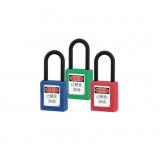 瑪斯特406KAMCNBLU塑料掛鎖藍色絕緣安全掛鎖