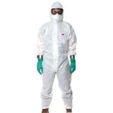 3M4545白色帶帽連體防護(hù)服 3M4545白色帶帽連體防護(hù)服