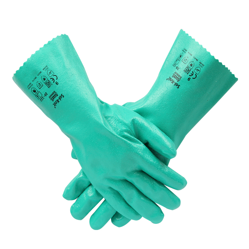 安思爾39-122丁腈橡膠防化手套
