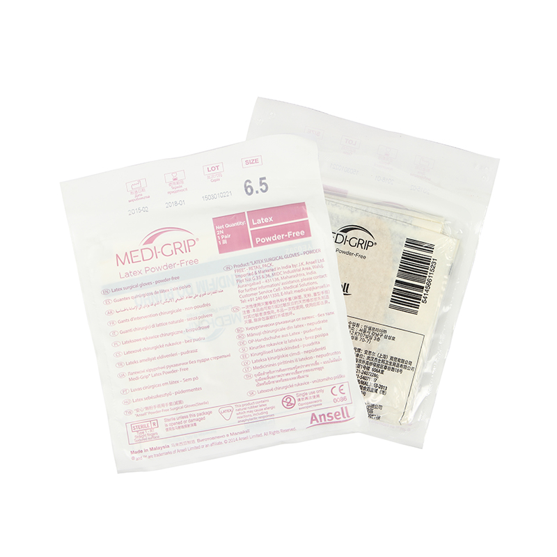 Ansell安思爾354104Medi-Grip一次性滅菌橡膠外科手套（無(wú)粉）