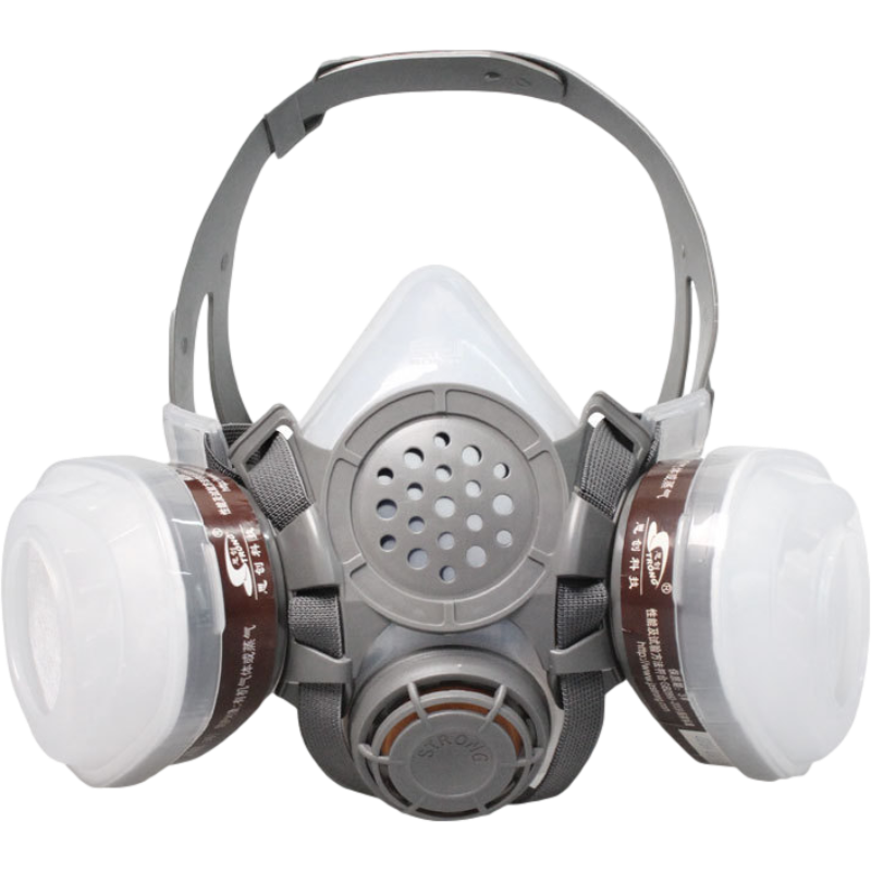 思創(chuàng)ST-M50G-3B硅膠雙罐半面罩防毒面具