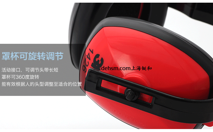 3M1426防噪音耳罩罩杯可旋轉(zhuǎn)調(diào)節(jié)