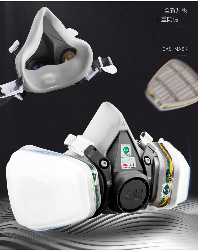 3M6200防毒面具暢銷圖片