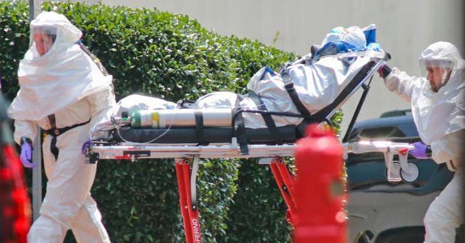 埃博拉病毒防護中使用電動送風呼吸器防護