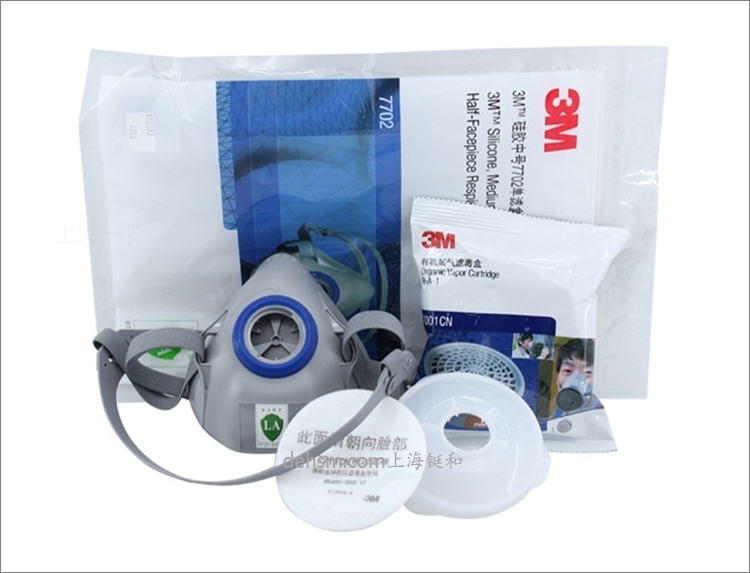 3M7711CN預(yù)過(guò)濾棉搭配防毒面罩圖片
