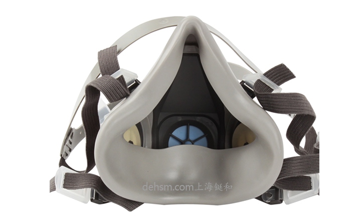 3m6200防毒半面罩反面圖