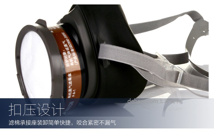 3M320P防毒面具扣壓式設計