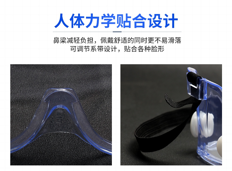 3M1621AF護(hù)目鏡人體力學(xué)貼合設(shè)計(jì)