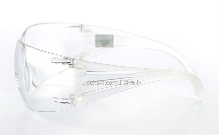 3M SF201AF透明防霧防護眼鏡圖片-左側(cè)面