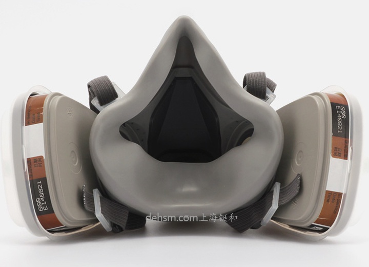 3M6200+6001防有機(jī)氣體防毒面具圖片-反面