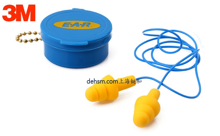 3M340-4002硅膠帶線(xiàn)防噪音耳塞圖片-側(cè)面
