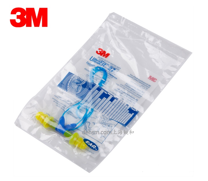 3M340-8002硅膠帶線防噪音耳塞獨(dú)立包裝袋圖