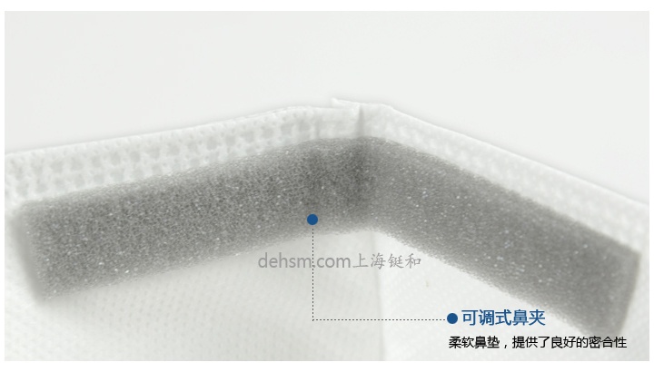 3M9501V KN95防塵口罩可調節(jié)鼻夾