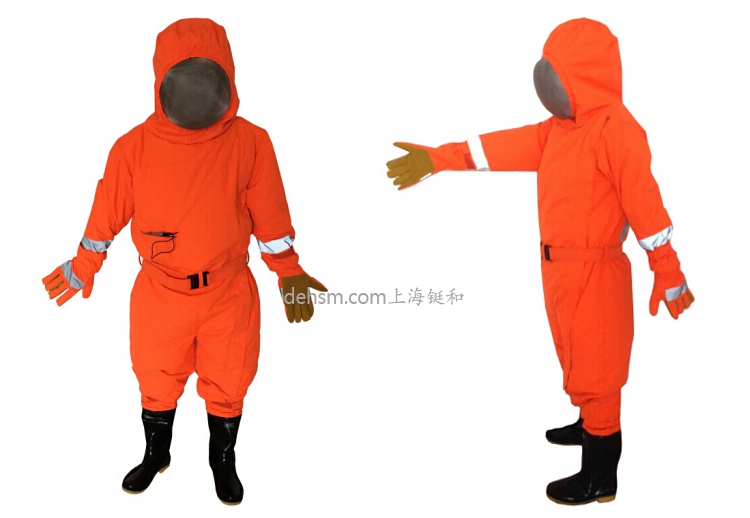 DH1030風(fēng)扇型防蜂服圖片-反面、側(cè)面