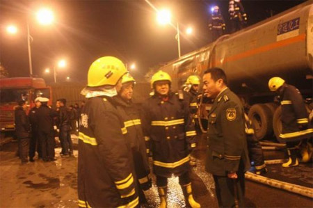 通知119消防隊處理