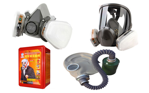 過(guò)濾式防毒面具包含的種類圖示