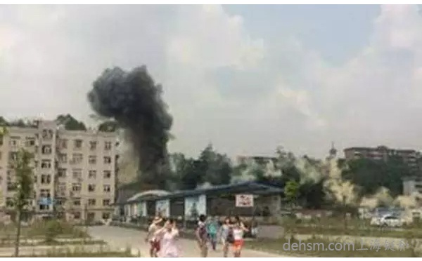 四川一研究院廢舊氣瓶爆炸事故現(xiàn)場(chǎng)圖