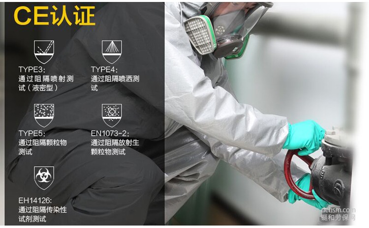 輕型防化服性能參數(shù)