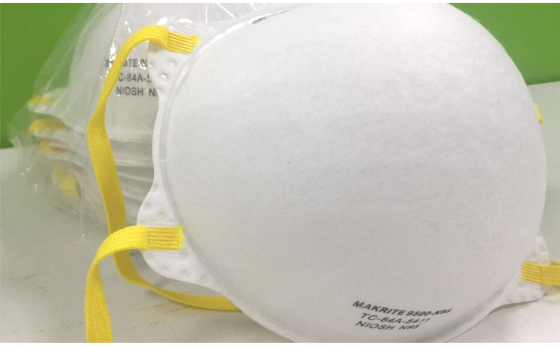 Makrite麥特瑞9500-N95防塵口罩側(cè)面頭帶