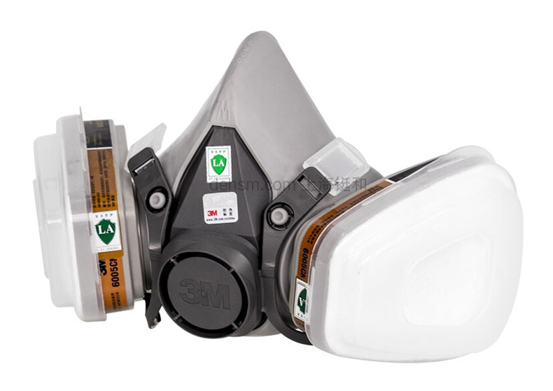 3M620E雙罐防毒面具套裝圖片-側(cè)面