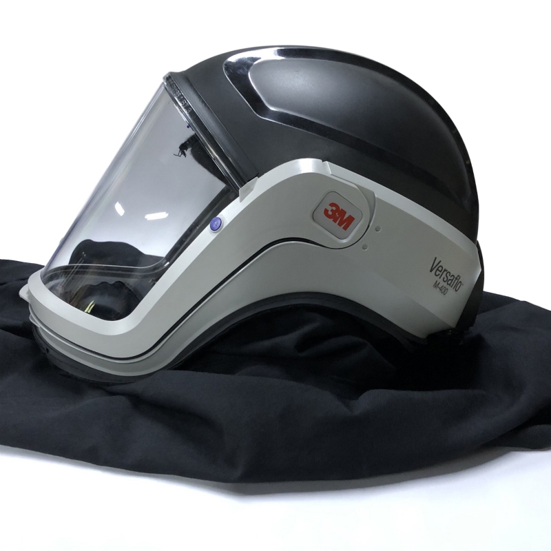 3M M-406電動(dòng)送風(fēng)系統(tǒng)披肩式硬頭盔圖1