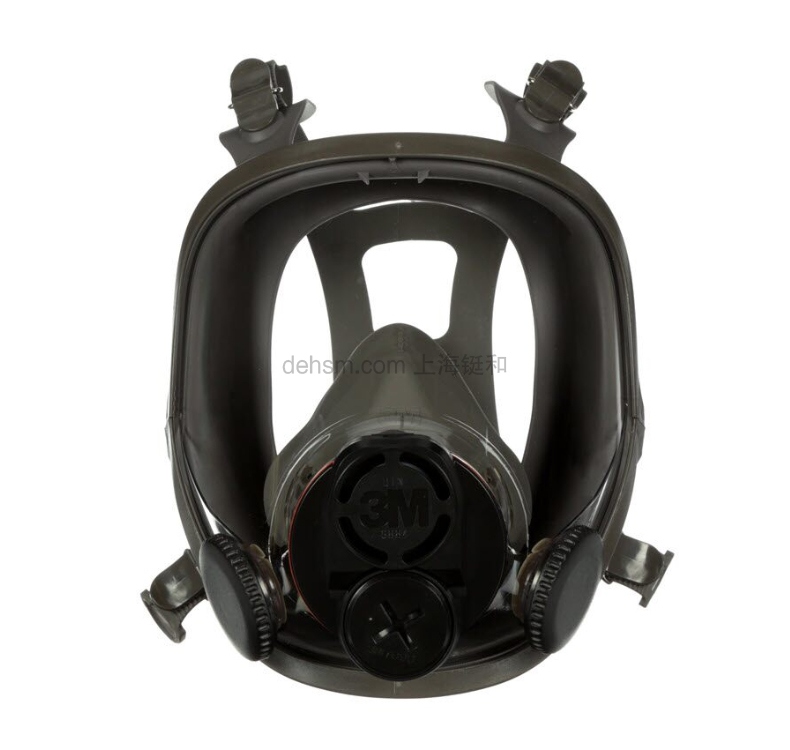 3M6800DIN全面罩防毒面具圖片-正面