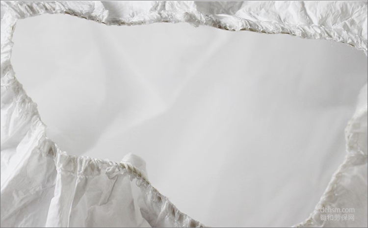 3M4510白色帶帽連體防護(hù)服彈性頭罩