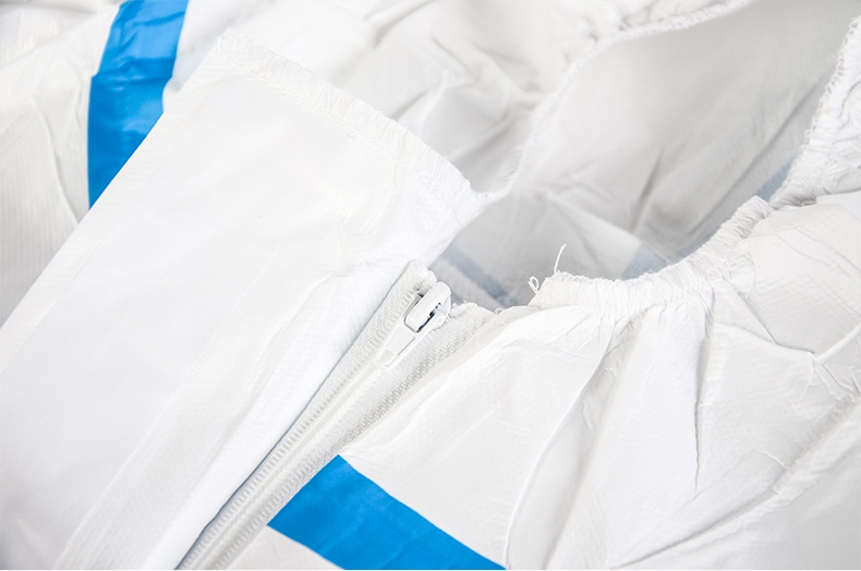 綠禾雀一次性醫(yī)用防護(hù)服雙層拉鏈