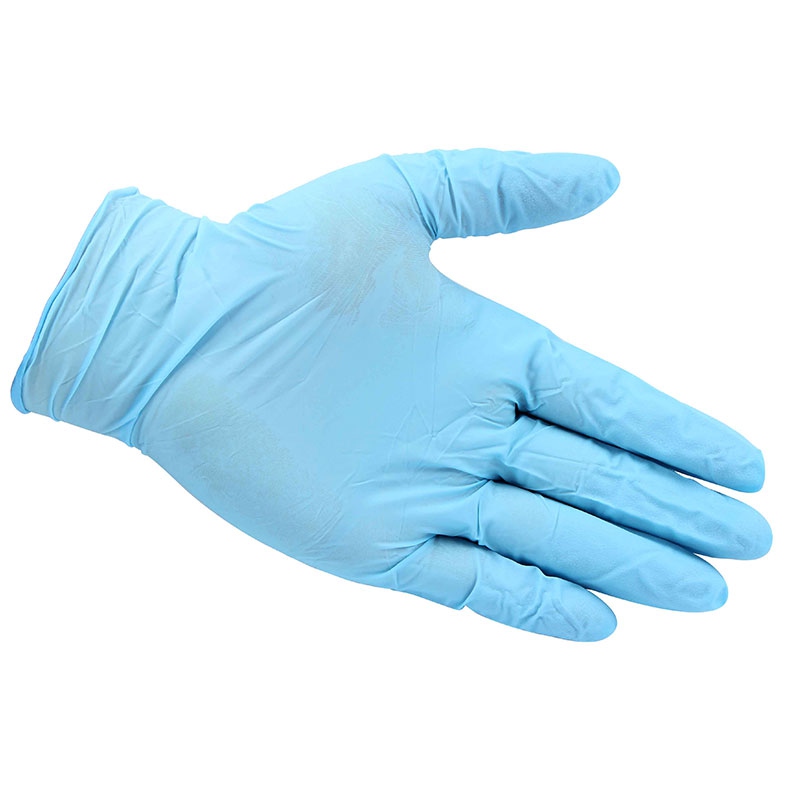 安思爾92-210藍色一次性無粉丁腈手套圖2