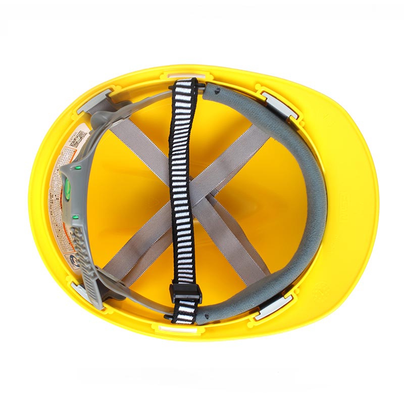 梅思安10146459標(biāo)準(zhǔn)型PE黃色安全帽圖4