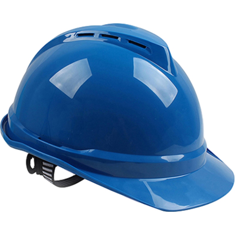 梅思安10167130藍(lán)色豪華型有孔ABS安全帽圖1
