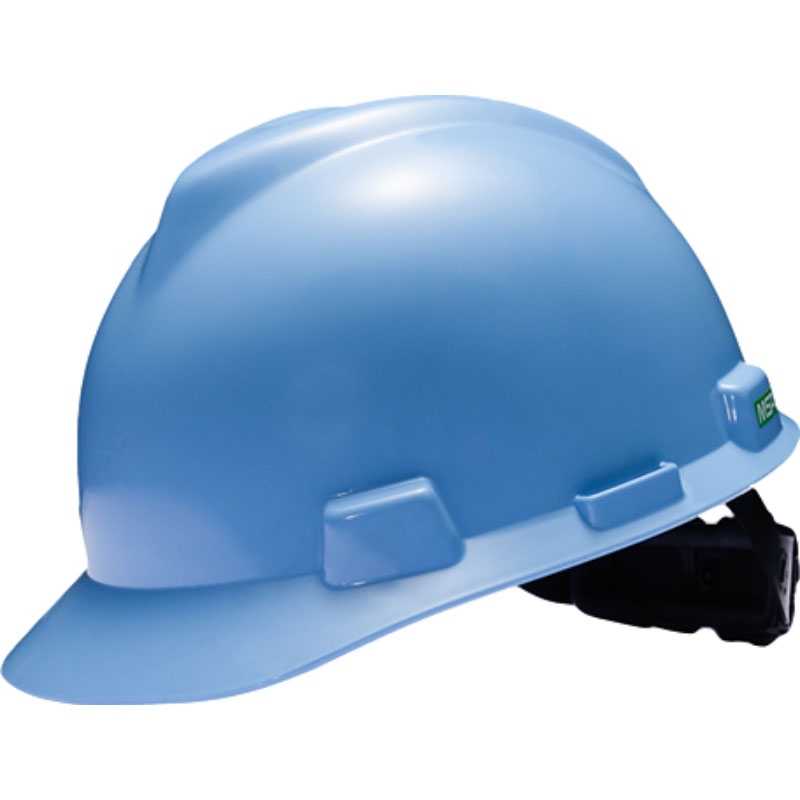 梅思安10172894湖藍(lán)標(biāo)準(zhǔn)型ABS安全帽圖1