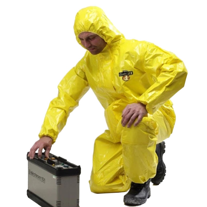 雷克蘭CT4SY428PSG標(biāo)準(zhǔn)帶帽連體防化服圖1