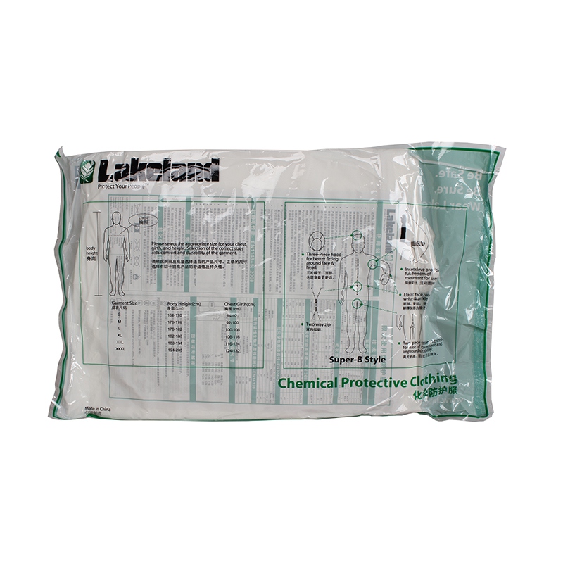 雷克蘭SMMS428WE白色防護(hù)服圖2