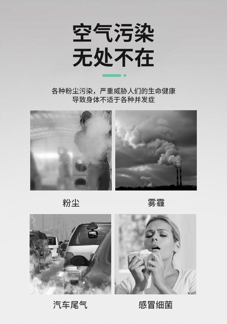 霍尼韋爾H910VPlus帶閥活性炭KN95防塵口罩H1009101CV圖片3