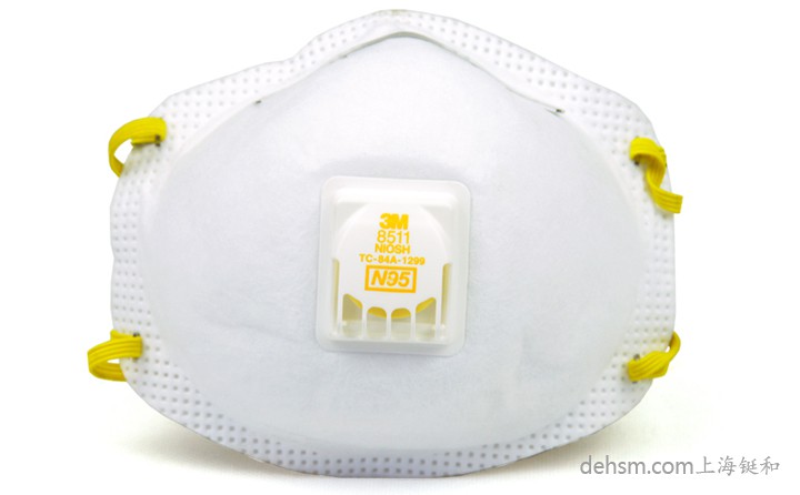 3M8511N95防護口罩圖片-正面
