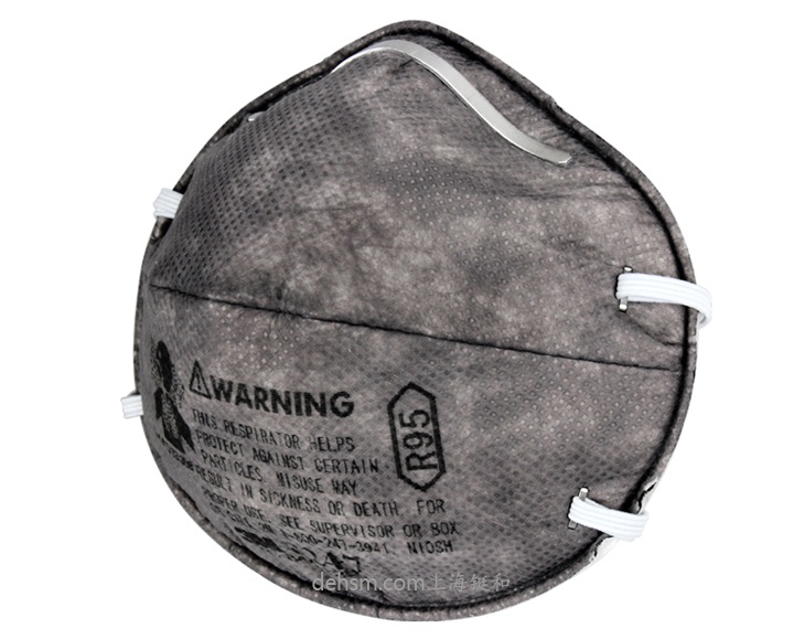 3M8247R95有機(jī)蒸氣異味及顆粒物防護(hù)口罩側(cè)面圖
