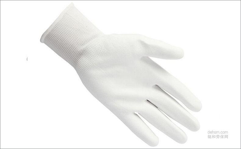 巴固2132255CN尼龍耐磨掌浸PU涂層白色工作手套圖片-掌心